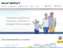 Tablet Screenshot of euramin.nl